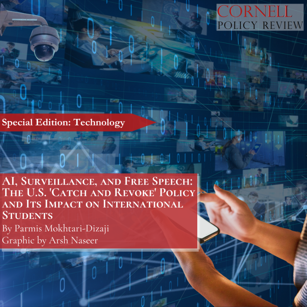 AI, Surveillance, and Free Speech: The U.S. “Catch and Revoke” Policy and its Impact on International Students